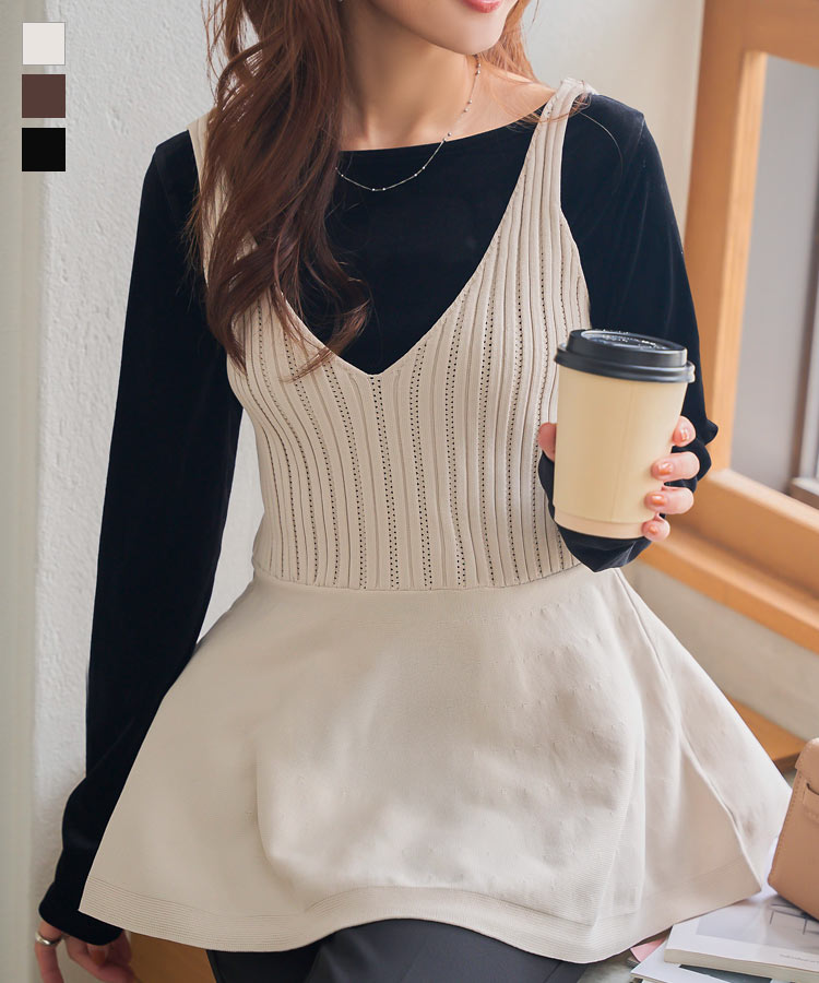 yuki×HAPTIC】ウール圧縮ニットショートコーディガン ROOMコラボ