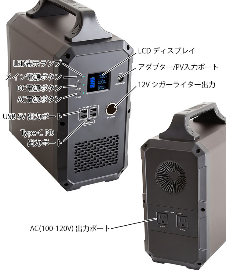 割引クーポン配布中 Pse認証済 ポータブルバッテリー その他 mah 10wh 蓄電池 Eb1 Diy 工具 ポータブル電源 コンセント Ac Dc シガーソケット Usb Type C 正弦波 軽量 コンパクト リチウムイオンバッテリー 蓄電池 蓄電器 家具通販のメーベル非常用電源