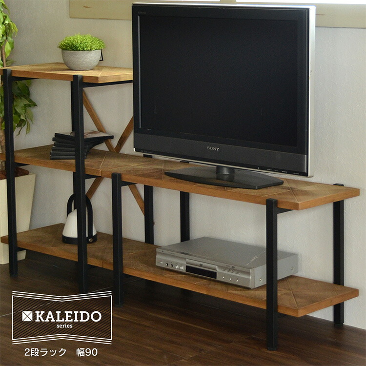 アイアン家具 二段ラック（細） 楽天市場】アイアン ラック 2段の通販