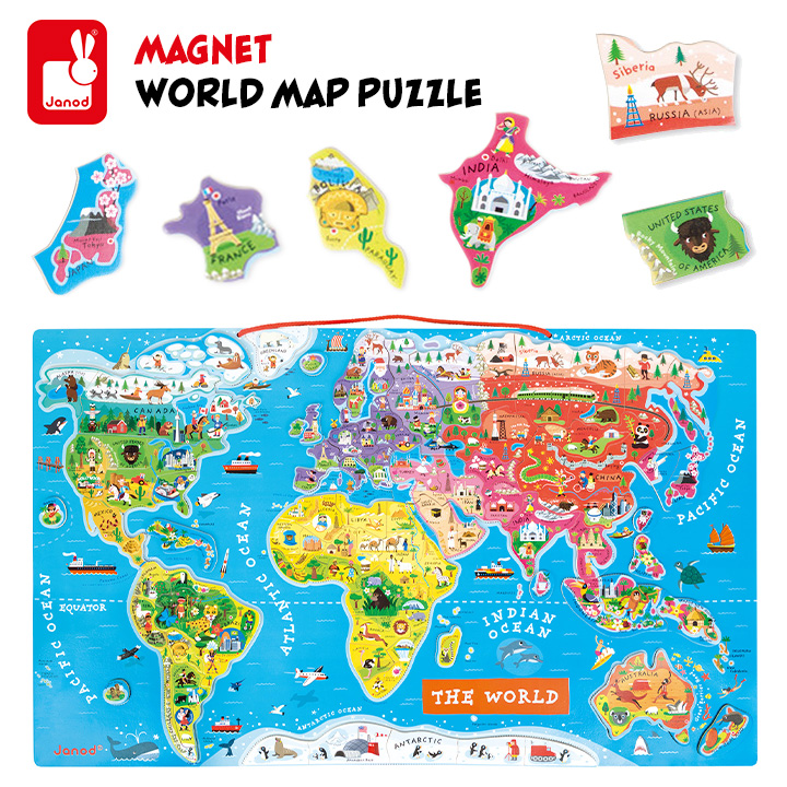 地図 地球儀 磁石 知育おもちゃ 知育パズル 世界地図 地図 パズル こども 92ピース Puzzle マグネットワールドマップパズル Map World Magnet Janod 割引クーポン配布中 ジグソーパズル 可愛い おしゃれ おもちゃ ジグゾーパズル 訳あり Inanaut Com