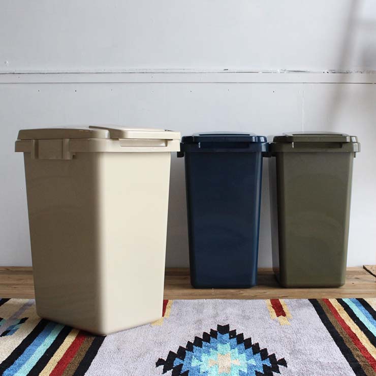 割引クーポン配布中 日本製 ふた付き ゴミ箱 ワンハンド トラッシュカン 45l Lfs 845 4色対応 ごみ箱 ダストボックス ゴミ ごみ 分別 屋外 おしゃれ キッチン 庭 ベランダ リビング 45リットル Sale 71 Off