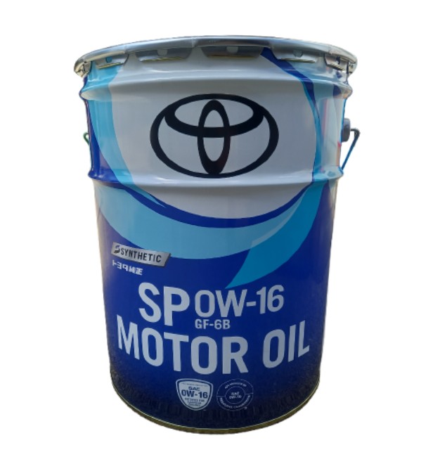 トヨタ 合成油 モーターオイル SPOW-16 Amazon | TOYOTA（トヨタ）純正エンジンオイル SP 0W-16 20L