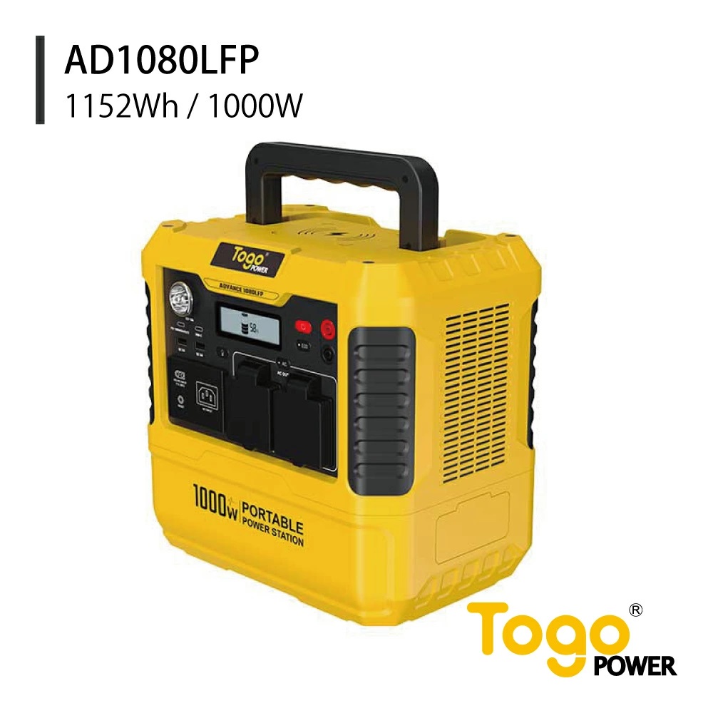 【貨物輸送無料】Togo POWER ADVANCE PLUS 1080LFP【0474】AD1080LFP 1000W 最大限度ちょっとの間最終生産物2000W リン酸鉄 リチウムイオン 携帯型ワット数 ワット数 防災 アウトドア 難民キャンプ 停電 大静電容量 AC DC USB-A USB-C PD 100W LED 通行手形スルー パウダーコンパクト 年長命コンピューケース