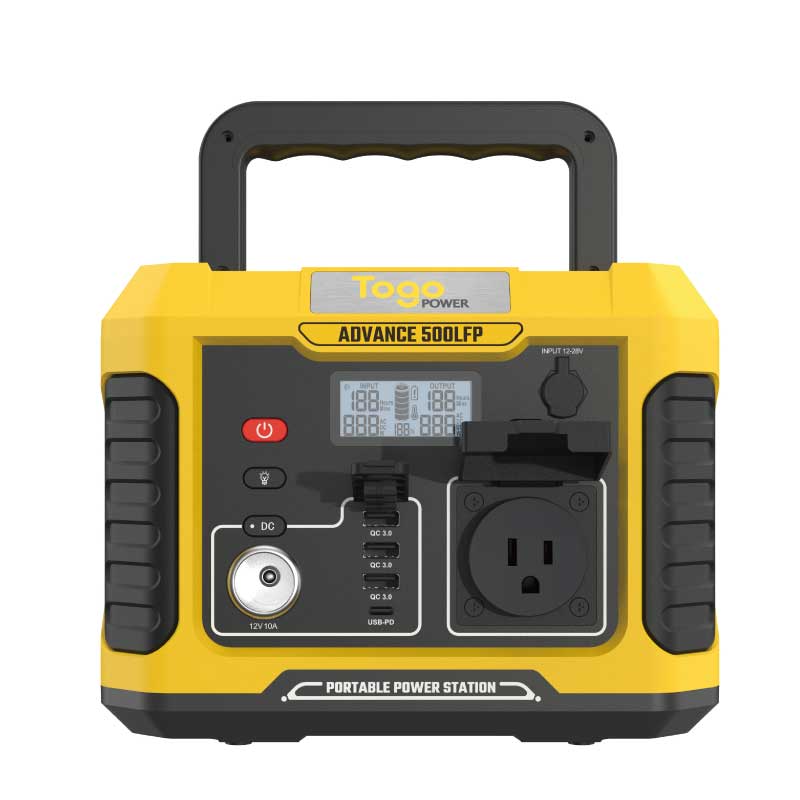 【貨物輸送無料】Togo POWER ADVANCE 500LFP【9479】AD500LFP 携帯型ワット数 大電気容量 231Wh / 500W / 72,180mAh 不仕合わせ打つ手 アウトドア 防災コンピューケース