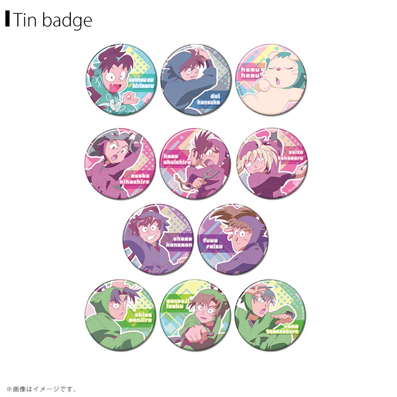 【予約商品】【5月～6月発送開始予定】【送料無料】CANバッジ TVアニメ忍たま乱太郎 B BOX 全11種 11個入BOX販売【9717】忍たまグッズ 缶バッジ<br>ハセプロ