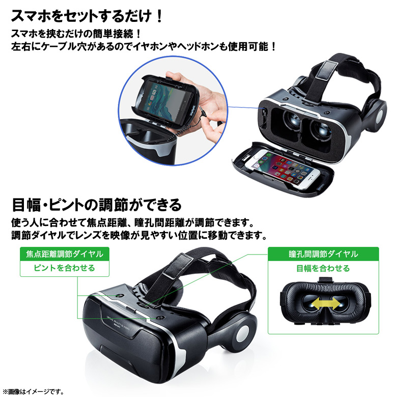 楽天市場 Vrゴーグル スマホ ヘッドホン付き 4 7 6インチまで対応 Med Vrg3 6557 ヘッドバンド 目幅ピント調整可能 メガネ対応 3d メガネ 3d 動画 Vr動画 バーチャル リアリティサンワサプラ 宅配便送料無料 モバイルランド