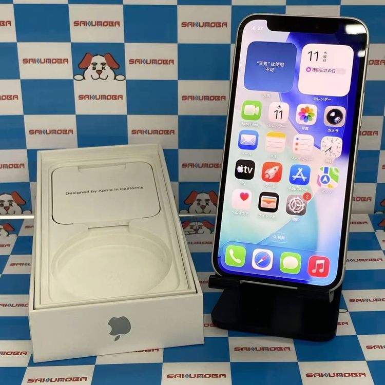 【中古】iPhone12 mini 128GB 白いこと MGDM3J/A SoftBank版SIM無償性美