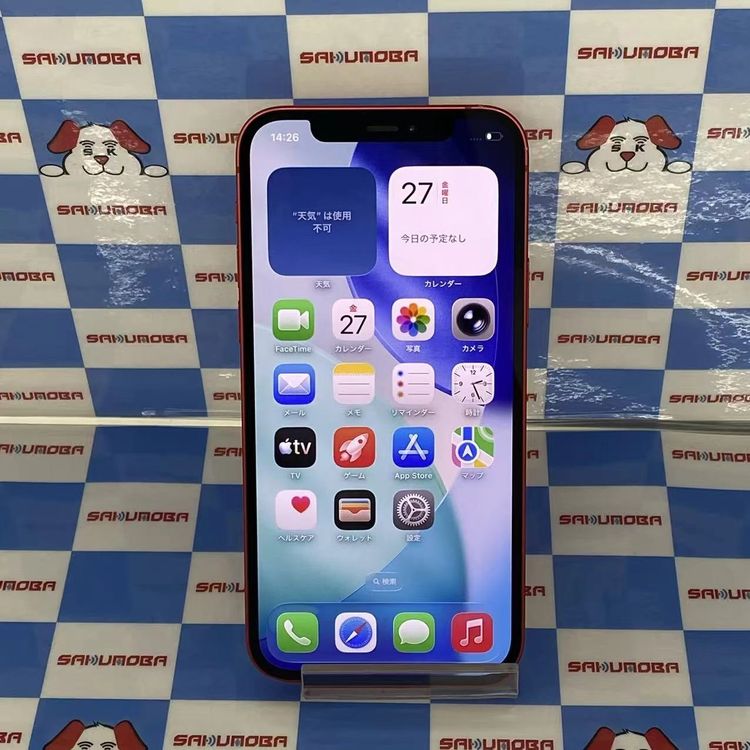 【中古】即日送りとどける可iPhone12 256GB Product Red NGJ23J/A SIM無償性