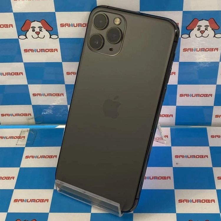 【中古】iPhone11 Pro 512GB 間隔文字薄墨色 MWCD2J/A SIM鍵を掛ける取り消す済 au
