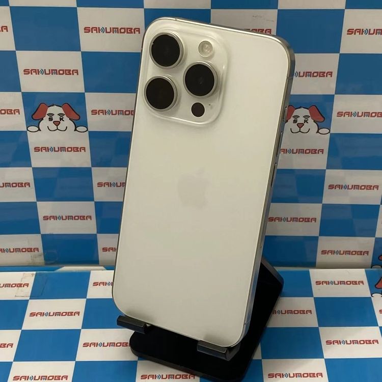【中古】iPhone15 Pro 256GB 白いことチタニウム MTUD3J/A SoftBank版SIM