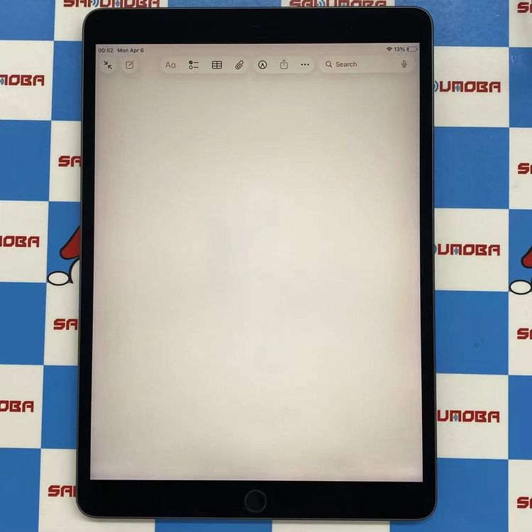 【中古】iPad Air 第3時人 Wi-Fiひな形 64GB 間隔文字薄墨色 MUUJ2J/A 訳あり品