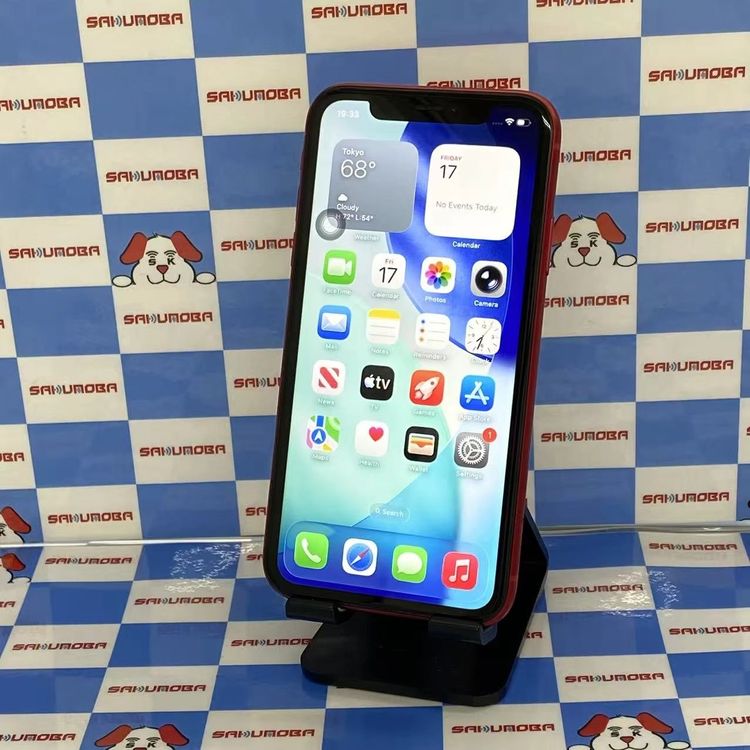 【中古】iPhone11 64GB Product Red MWLV2J/A docomo版SIM無償性 ジ