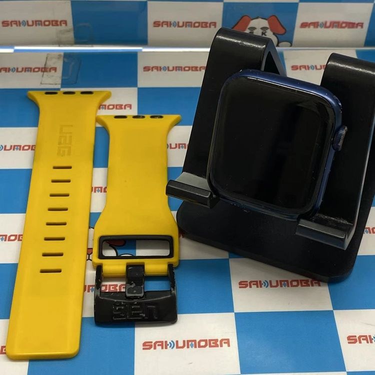 【中古】Apple Watch Series6 44粍 GPS+Cellular青写真 32GB 青色