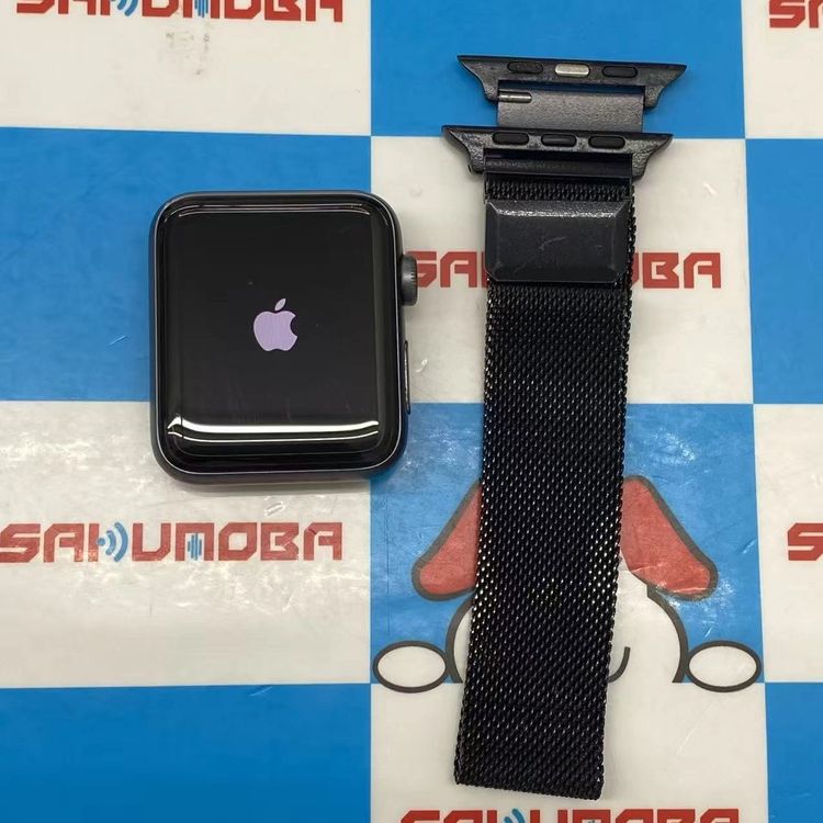 【中古】Apple Watch Series3 16GB 42粍 間隔文字薄墨色 MQKR2J/A SIM