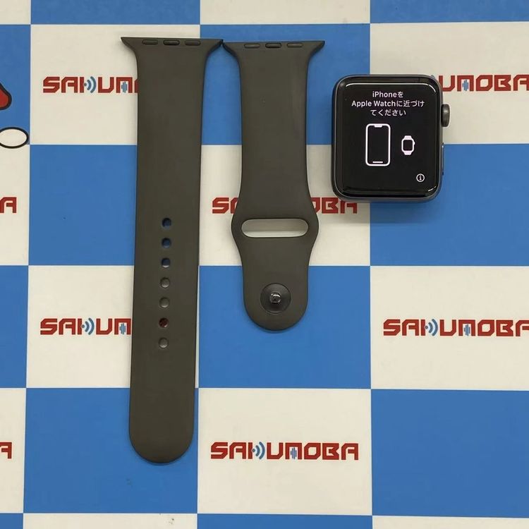 【中古】Apple Watch Series3 42粍 GPS+Cellularひな形 16GB 間隔文字