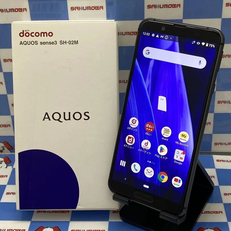 【中古】AQUOS sense3 64GB ディープピンク SH-02M docomo版SIM無償性