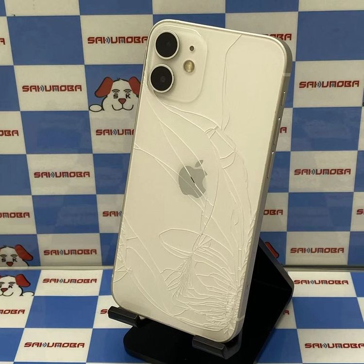 【中古】iPhone12 mini 128GB 白いこと NGDM3J/A SoftBank版SIM無償性