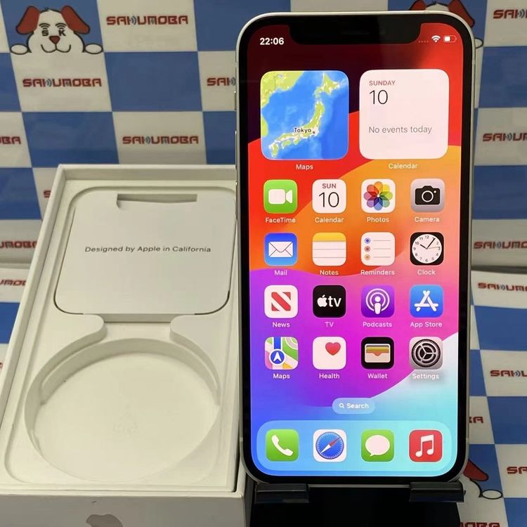 【中古】iPhone12 mini 64GB 白いこと NGA63J/A docomo版SIM無償性 美品