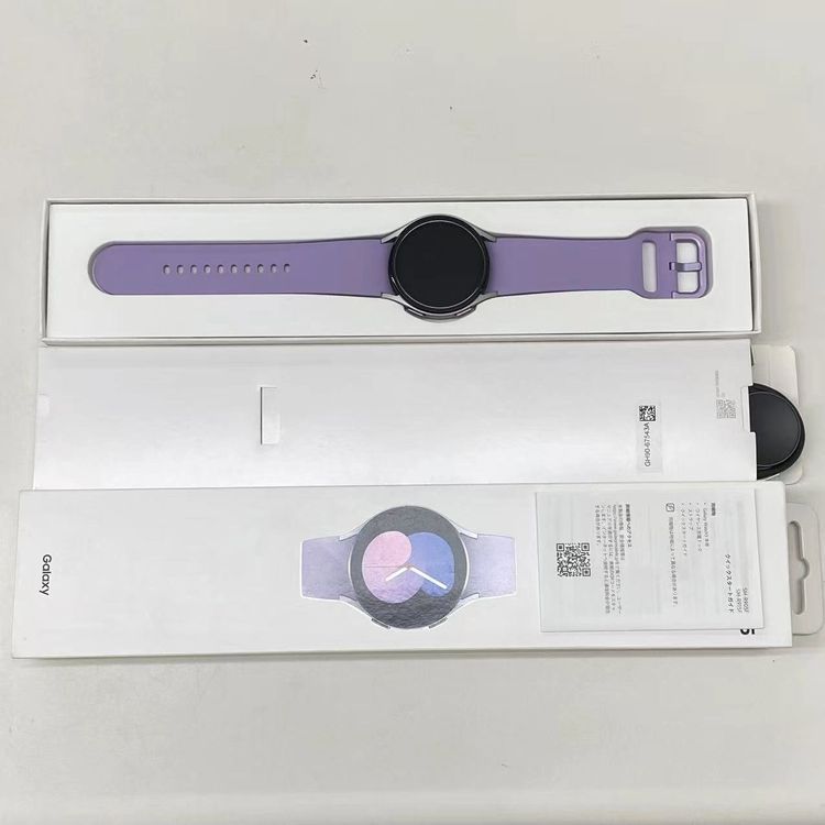 【中古】Galaxy Watch 5 LTE 40粍  しろがね色 SM-R905FZAAKDI SIMフリ