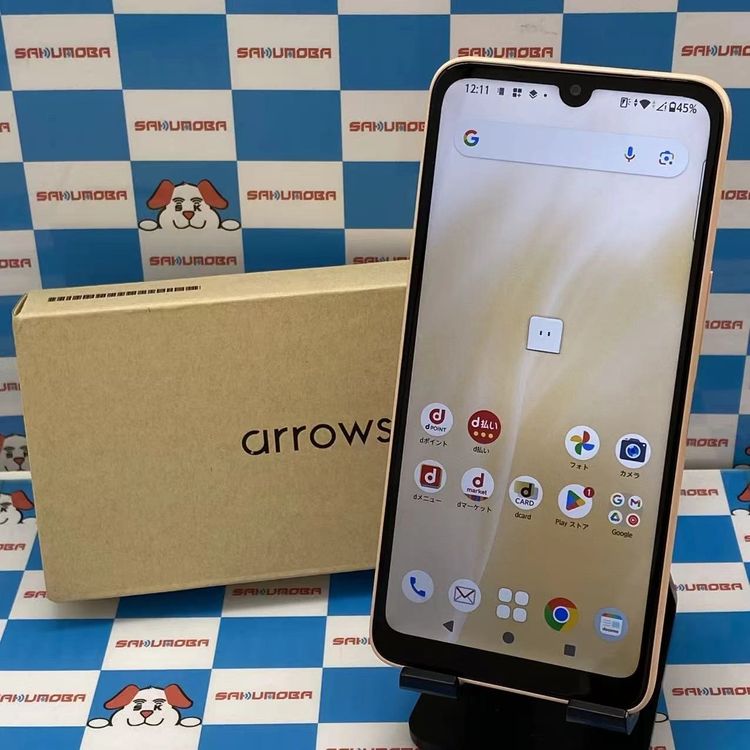 【中古】arrows We2 64GB ともし火オレンジ色 F-52E docomo版SIM無償性 美品