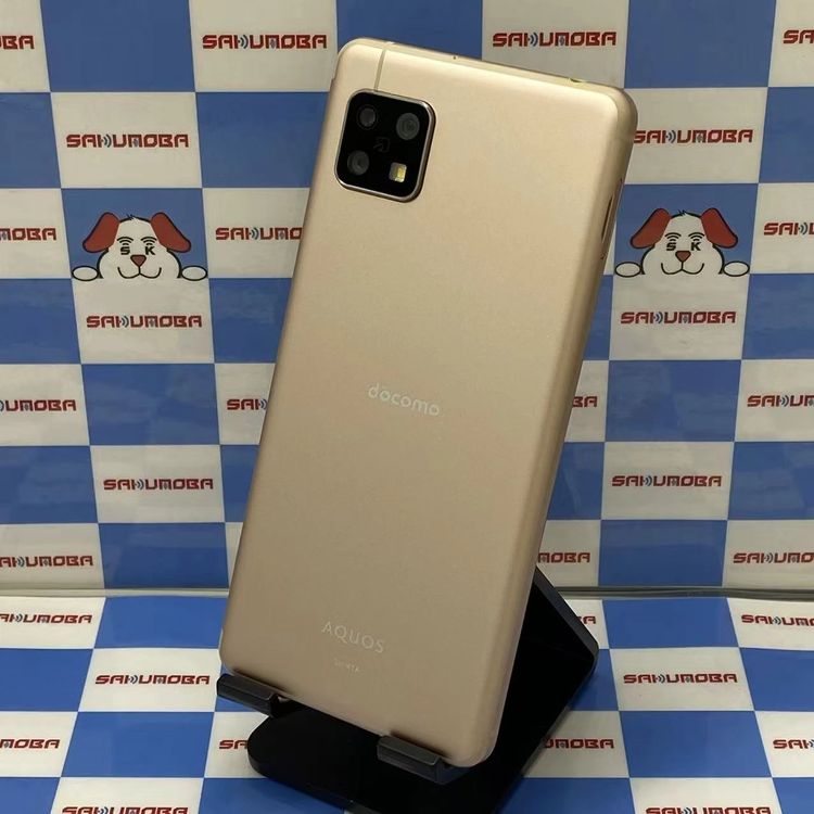 【中古】AQUOS sense4 64GB ライトカッパー SH-41A docomo版SIM無償性 美品