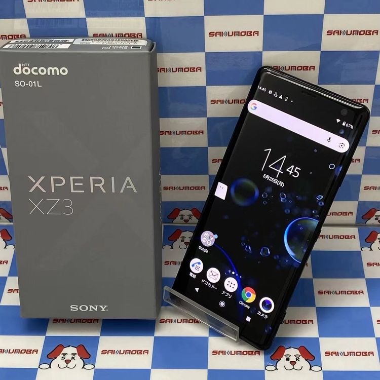 【中古】即日送りとどける可Xperia XZ3 64GB Black SO-01L docomo版SIM無償性