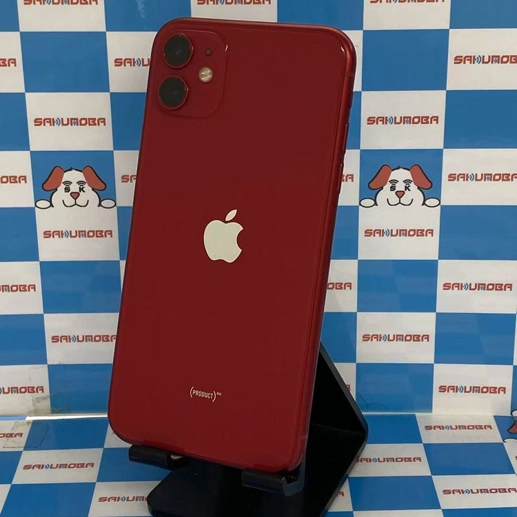 【中古】即日送りとどける可iPhone11 64GB Product Red NWLV2J/A 金版SIM無償性