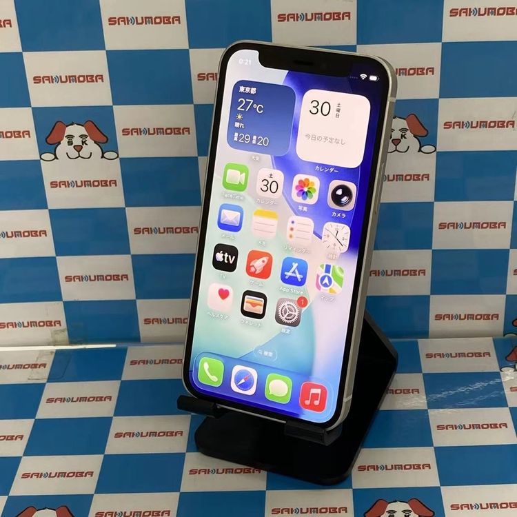 【中古】iPhone12 mini 128GB 白いこと MGDM3J/A docomo版SIM無償性