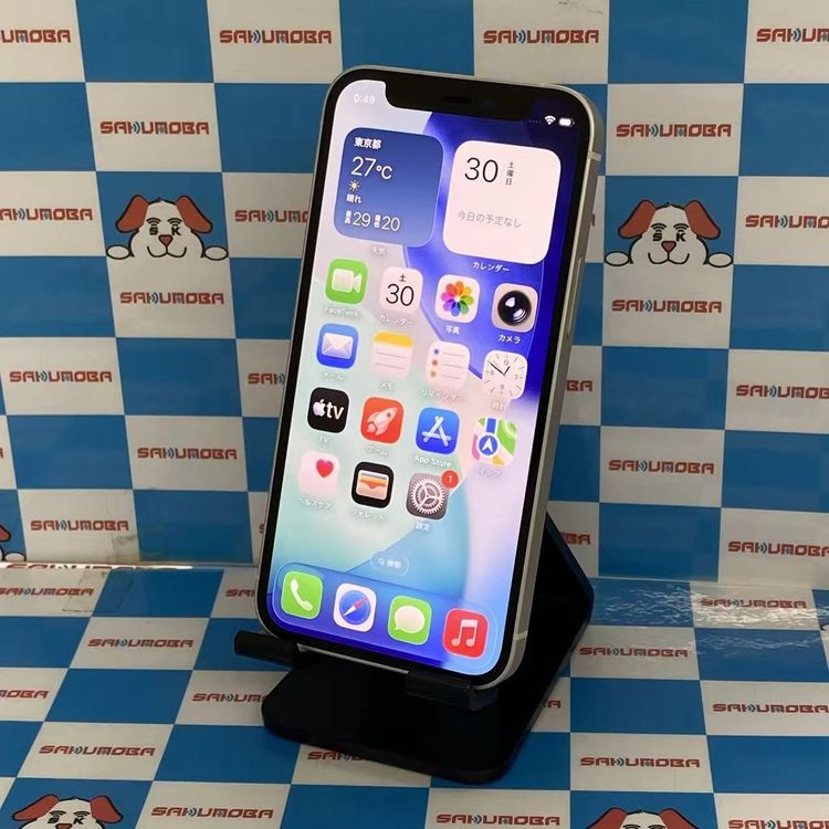 【中古】iPhone12 mini 128GB 白いこと MGDM3J/A SoftBank版SIM無償性