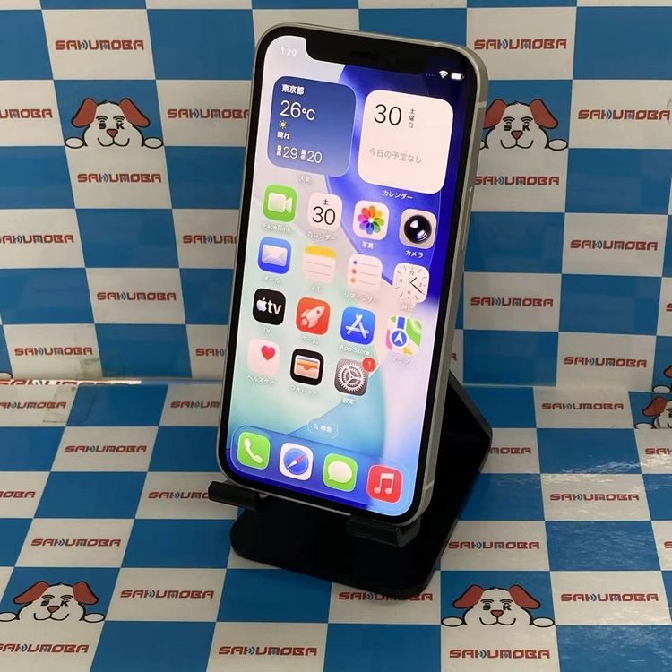 【中古】即日送りとどける可iPhone12 mini 128GB 白いこと MGDM3J/A SIM無償性 美品