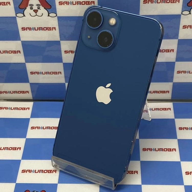 【中古】iPhone13 mini 128GB 青色 MLJH3J/A 金版SIM無償性 ジャンク品