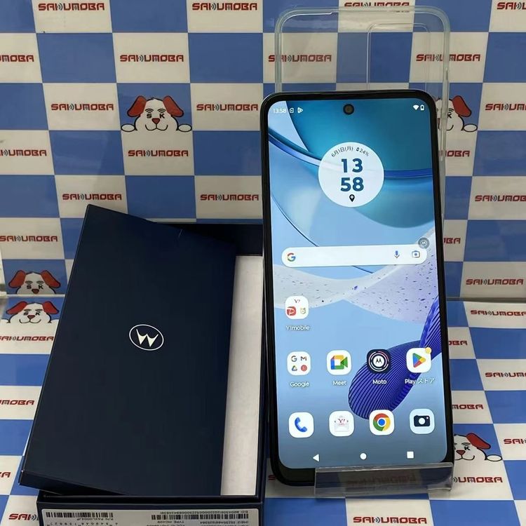 【中古】moto g53y 5G 128GB インキ黒いこと A301MO Y!mobile版SIM無償性