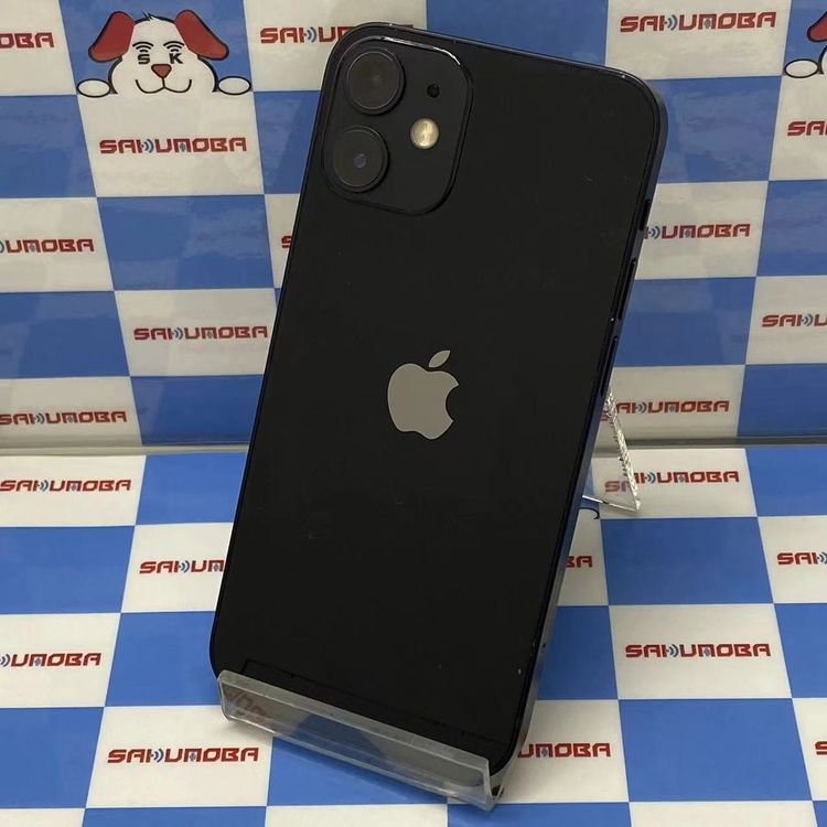 【中古】iPhone12 mini 128GB 黒いこと MGDJ3J/A SoftBank版SIM無償性