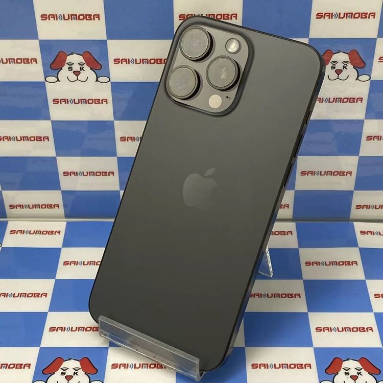 【中古】iPhone15 Pro Max 256GB 黒いことチタニウム MU6P3J/A SIM無償性