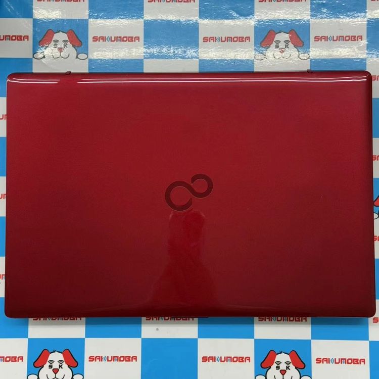 【中古】FMV LIFEBOOK AH45/B3 4GB/1結核症 Core i3-7130U ガーネットレッ