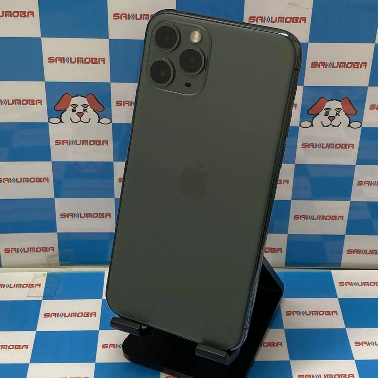 【中古】iPhone11 Pro 64GB 夜夜中緑であること MWC62J/A 金版SIM無償性 ジャ