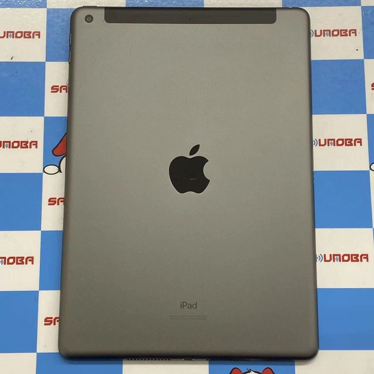 【中古】iPad 第8時人 Wi-Fi+Cellularひな形 32GB 間隔文字薄墨色 MYMH2J/A