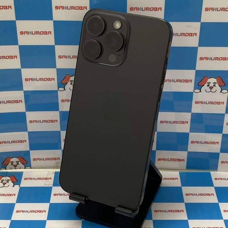 【中古】iPhone15 Pro Max 256GB 黒いことチタニウム MU6P3J/A docomo版S