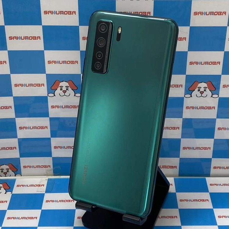 【中古】HUAWEI P40 lite 5G 128GB 衝突緑であること CDY-NX9A SIM無償性