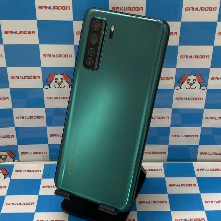【中古】HUAWEI P40 lite 5G 128GB 衝突緑であること CDY-NX9A SIM無償性