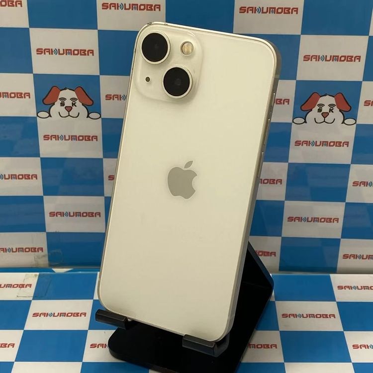 【中古】即日発送可iPhone13 mini 256GB スターライト MLJK3J/A SIMフリー
