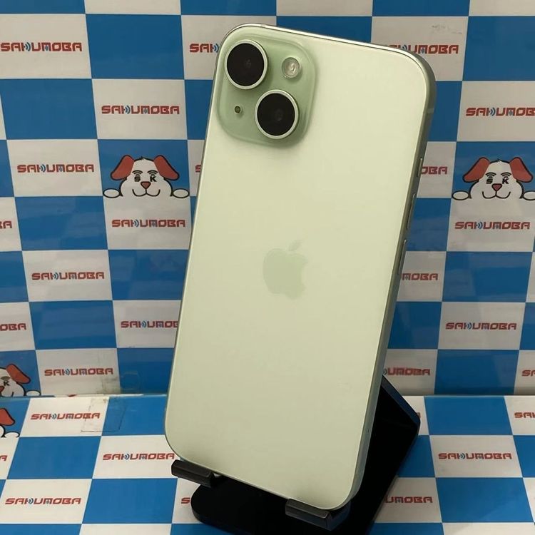 【中古】即日発送可iPhone15 256GB グリーン MTMT3J/A AU版SIMフリー