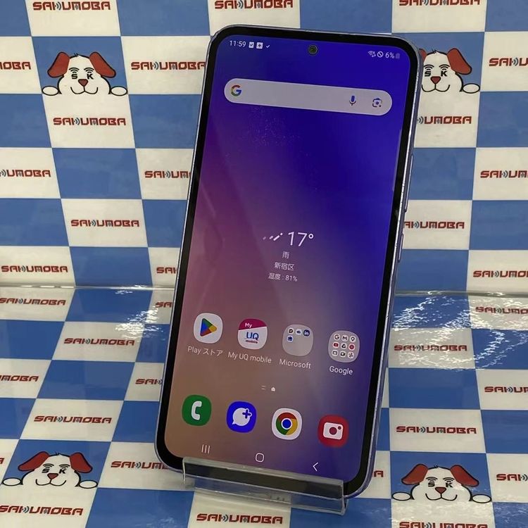 【中古】Galaxy A54 5G 128GB オーサムバイオレット SCG21 AU版SIMフリー ジャン