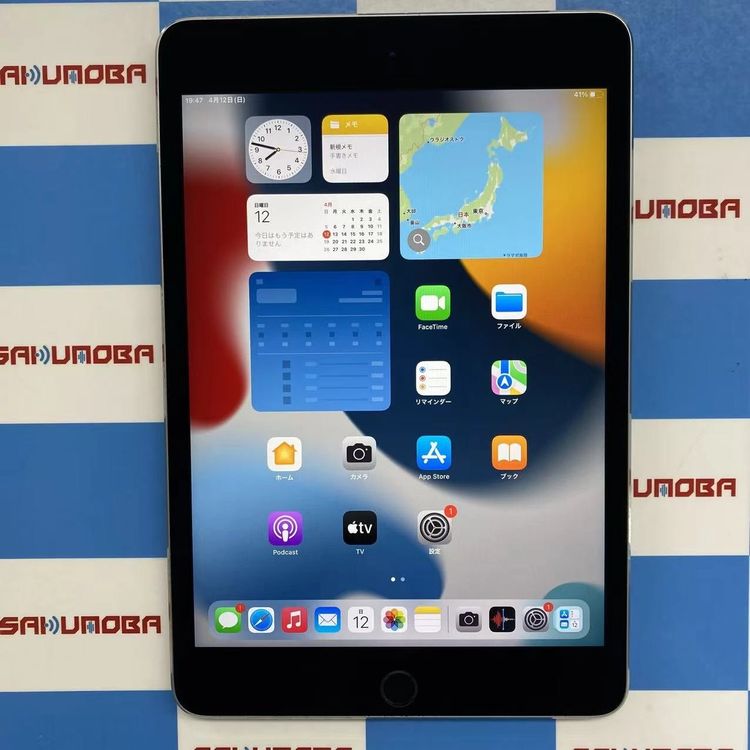 【中古】iPad mini 第4世代 Wi-Fiモデル 128GB スペースグレイ MK9N2J/A ジャン