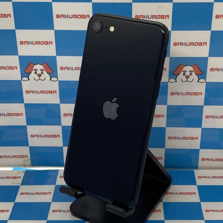【中古】即日発送可iPhoneSE 第3世代 128GB ミッドナイト MMYF3J/A AU版SIMフリー