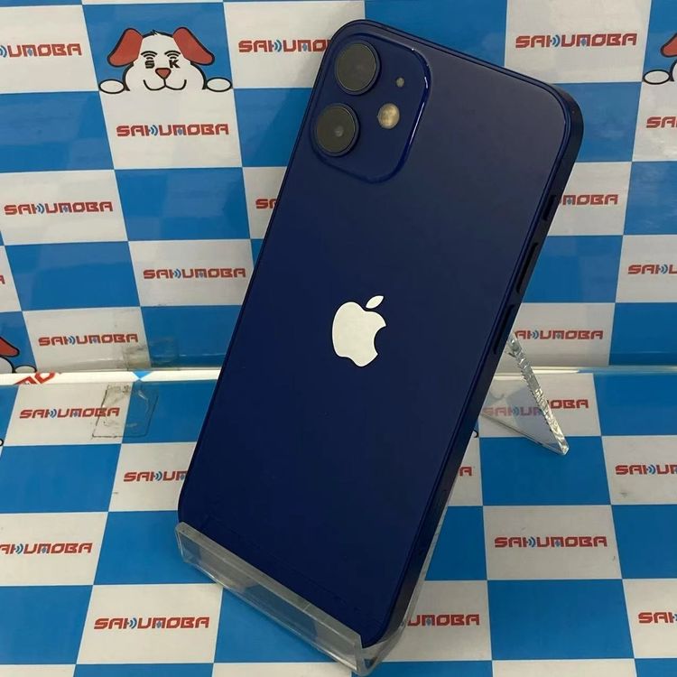 【中古】即日発送可iPhone12 mini 128GB ブルー MGDP3J/A AU版SIMフリー|スマホやタブレット販売のサクモバ
