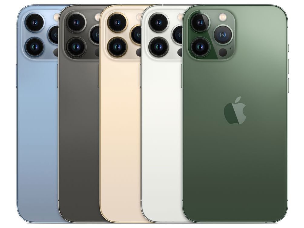 【新品未開封】iPhone13 Pro Max 512GB Apple 外国で版SIM無償性 ゴールド アルパイン緑であること しろがね色