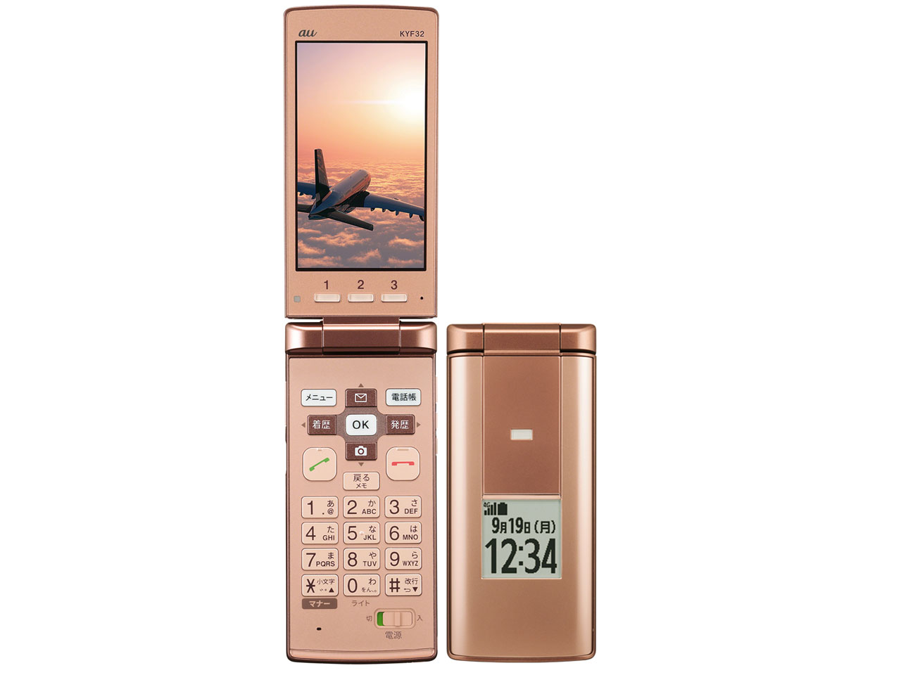 【新品・白ロム・本体】au かんたんケータイ KYF32 ピンク Pink　携帯電話 ガラホ　ＫＹＦ３２　Pink　kyf32　 ｋｙｆ３２