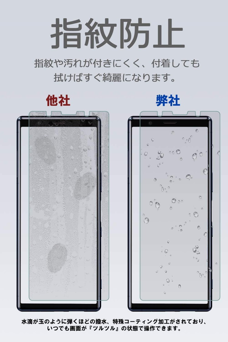 楽天市場 Xperia 5 透明 ガラスフィルム 貼り付け失敗時 フィルム無料再送 強化ガラス 保護フィルム 硬度9h 指紋防止 高透過 Bellemond Xperia 5 Gcl 599 モバイルワン