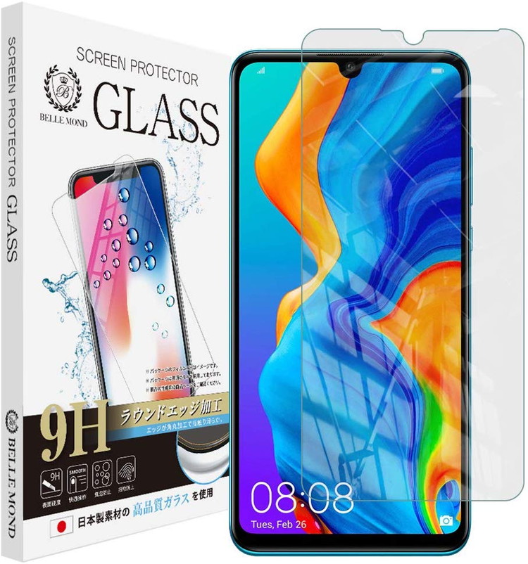 楽天市場 Huawei P30 Lite 透明 ガラスフィルム 18ヶ月交換保証 強化ガラス 保護フィルム 硬度9h 指紋防止 高透過 Bellemond P30 Lite Gcl 496 モバイルワン